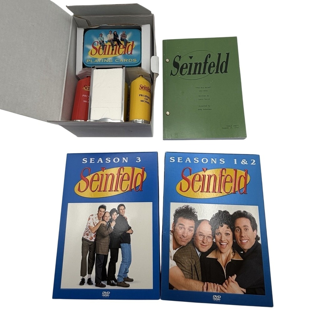 Seinfeld Promotional Gift Box w/ DVD‎ Seasons & Novelty Inserts